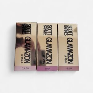 Scott Barnes Glamazon Lip Pencil Shade Claudia, Karen, Helena Pink Nudes New